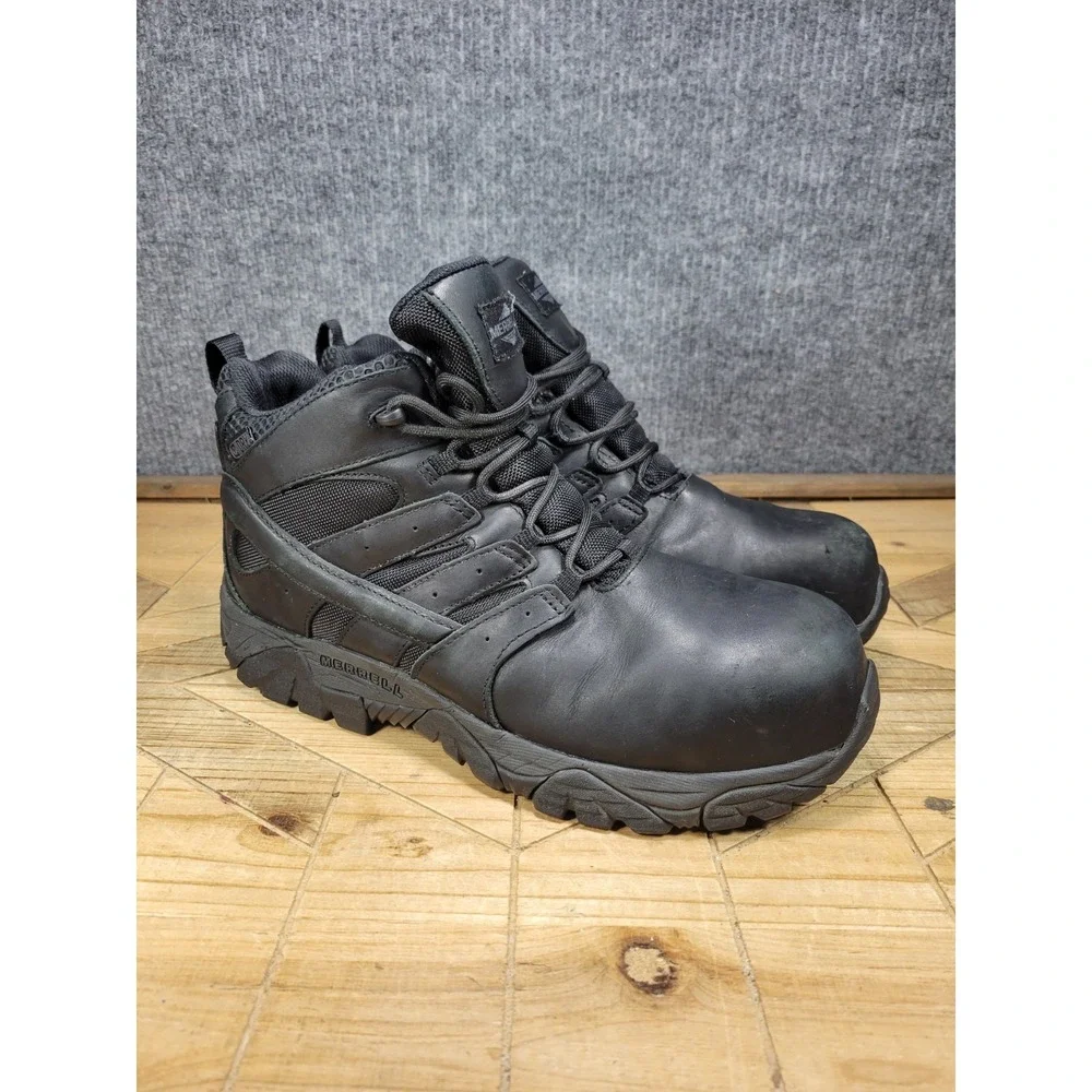 Merrell Men's 10 Wide Moab 2 Mid Tactical Response Work Composite Toe‎ J17555W